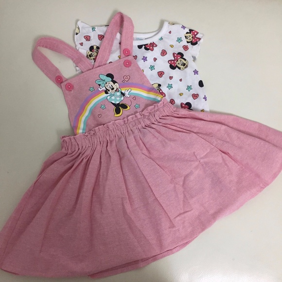 Disney Minnie Mouse Cute Dress Set - Picture 2 of 7